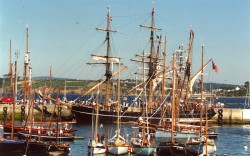 vieilles coques au port du Rosmeur douarnenez -finistère sud