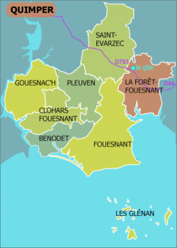 le canton de fouesnant. La Riviera Bretonne